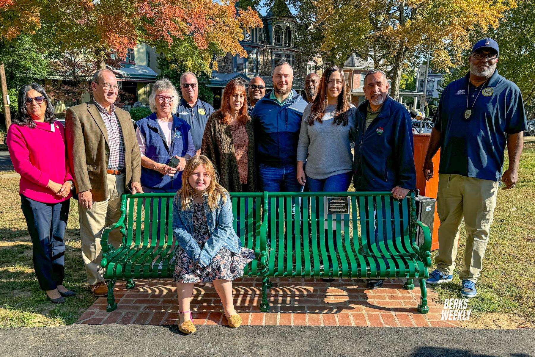 Bench dedicated in Centre Park to honor late City Council President Jeffrey Waltman