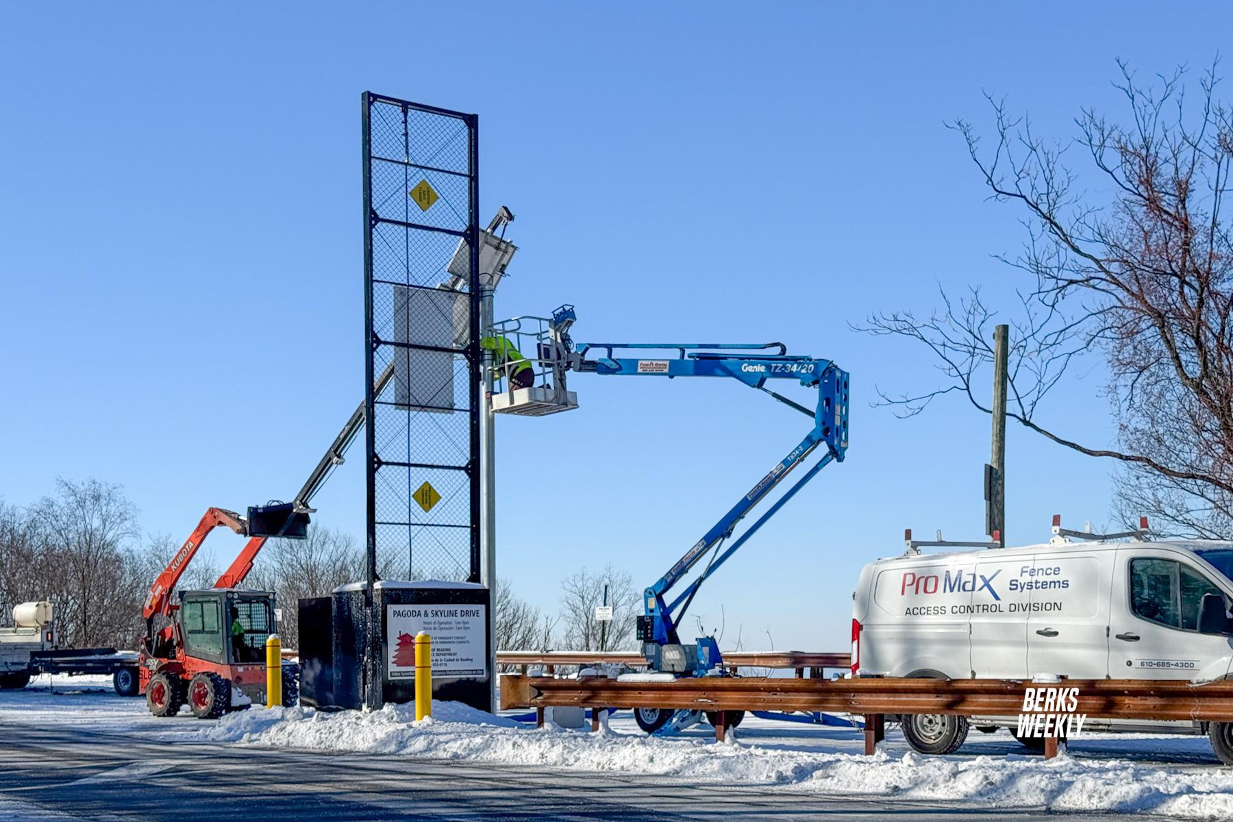 Gates Installed on Skyline Drive