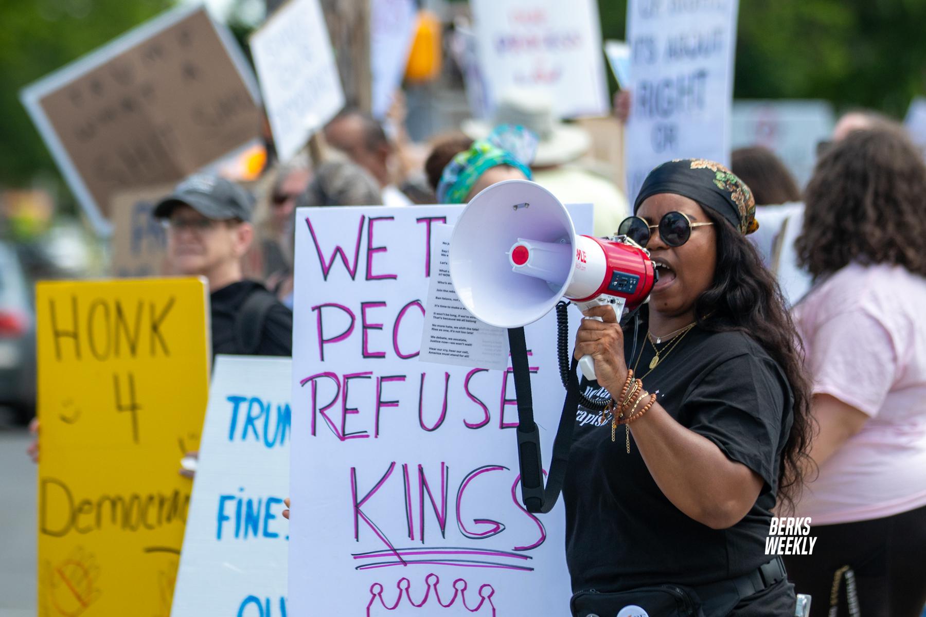 “Hands Off” protest In Shillington