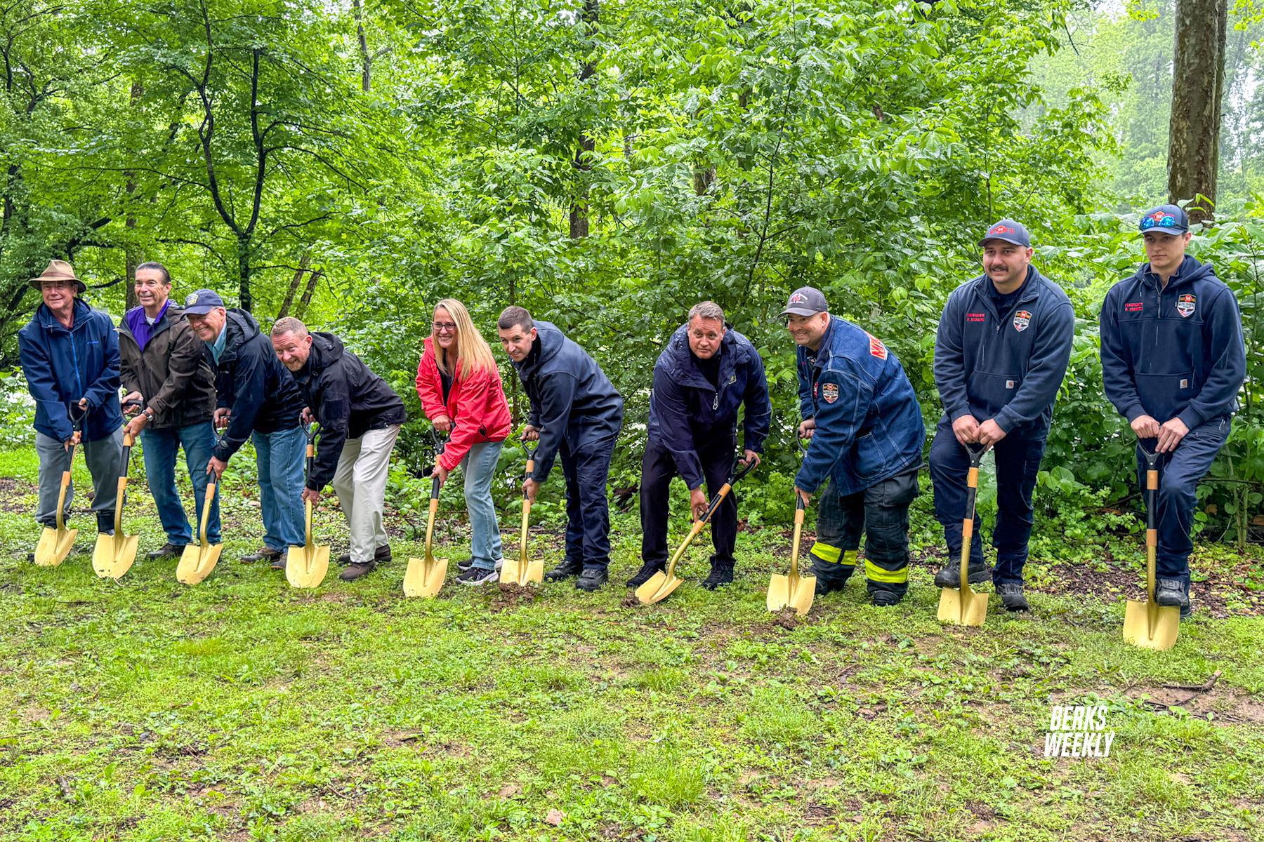 New boat launch project breaks ground at Pioneer Grove Park in Muhlenberg Township