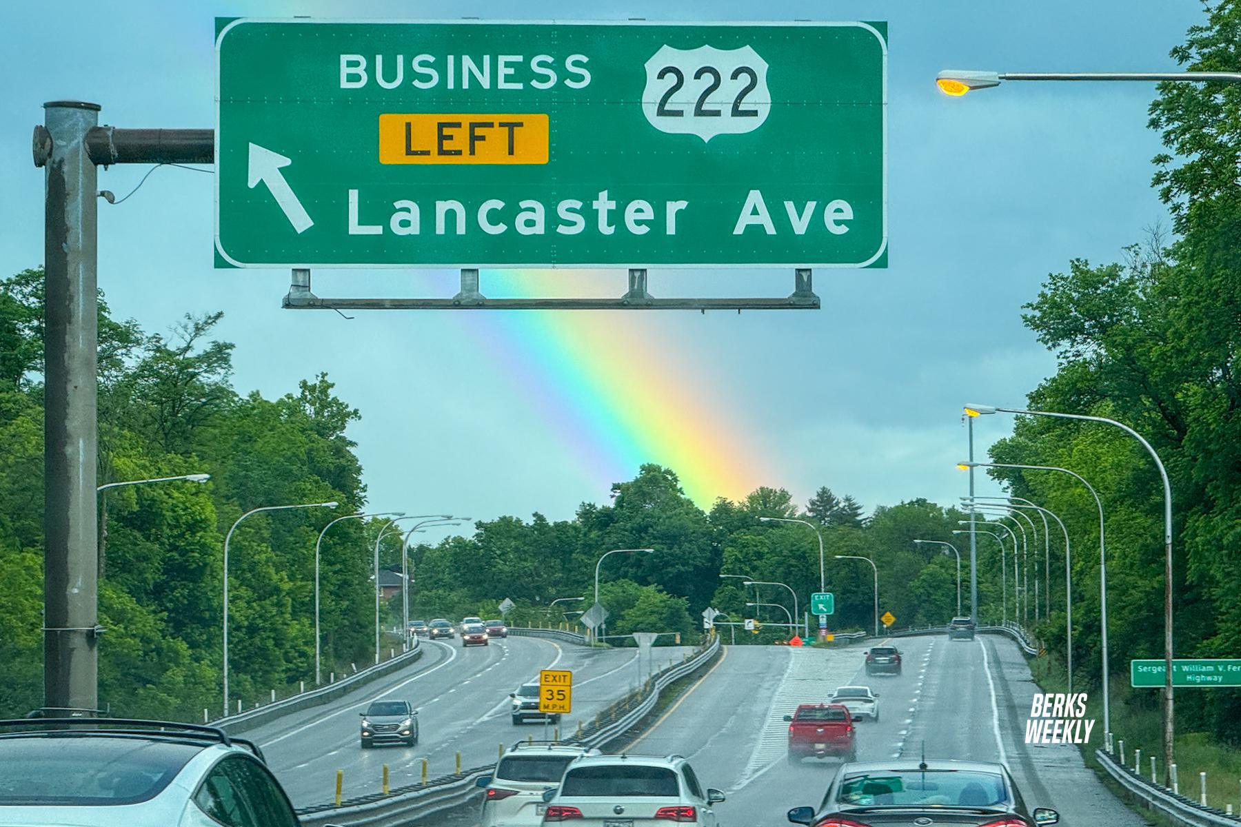 Rainbow over Berks County