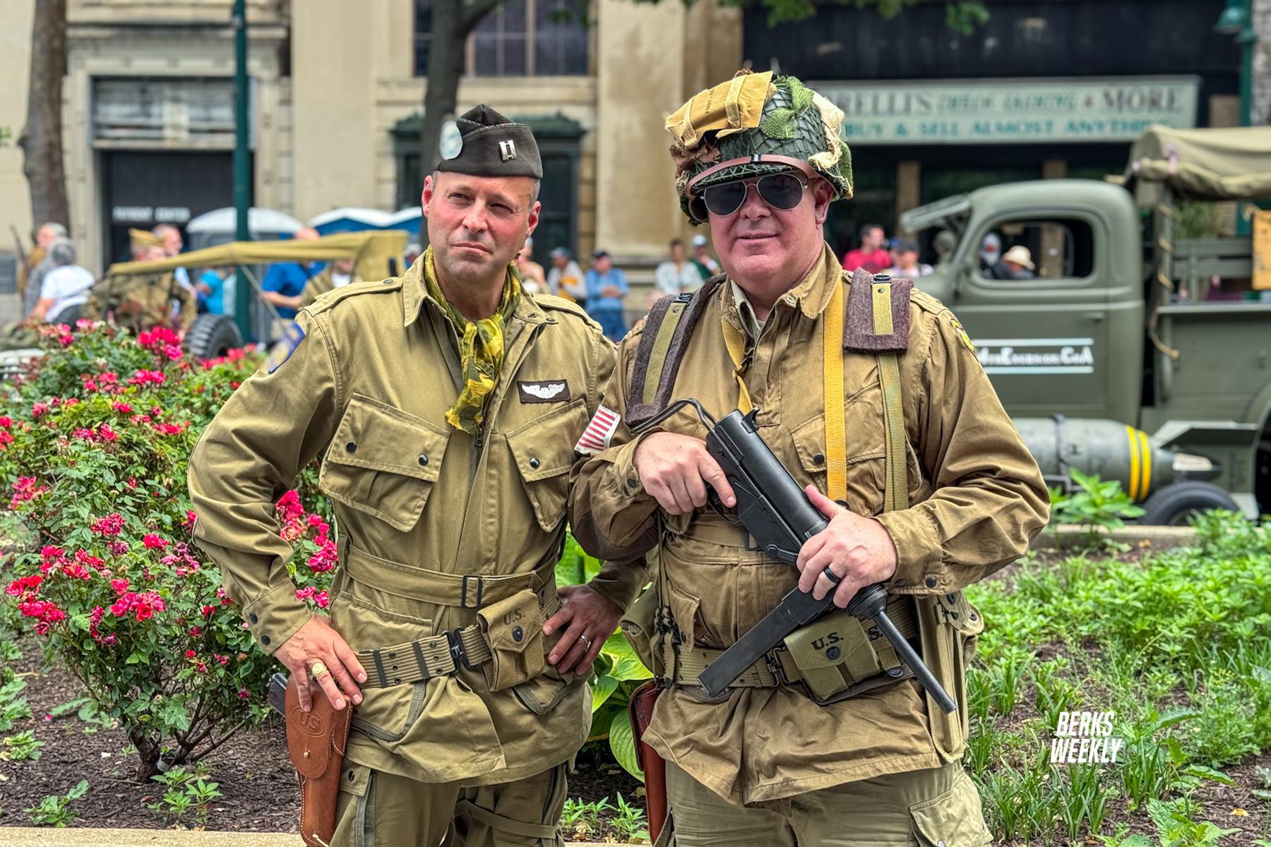 WWII Parade Rolls Into Downtown Reading