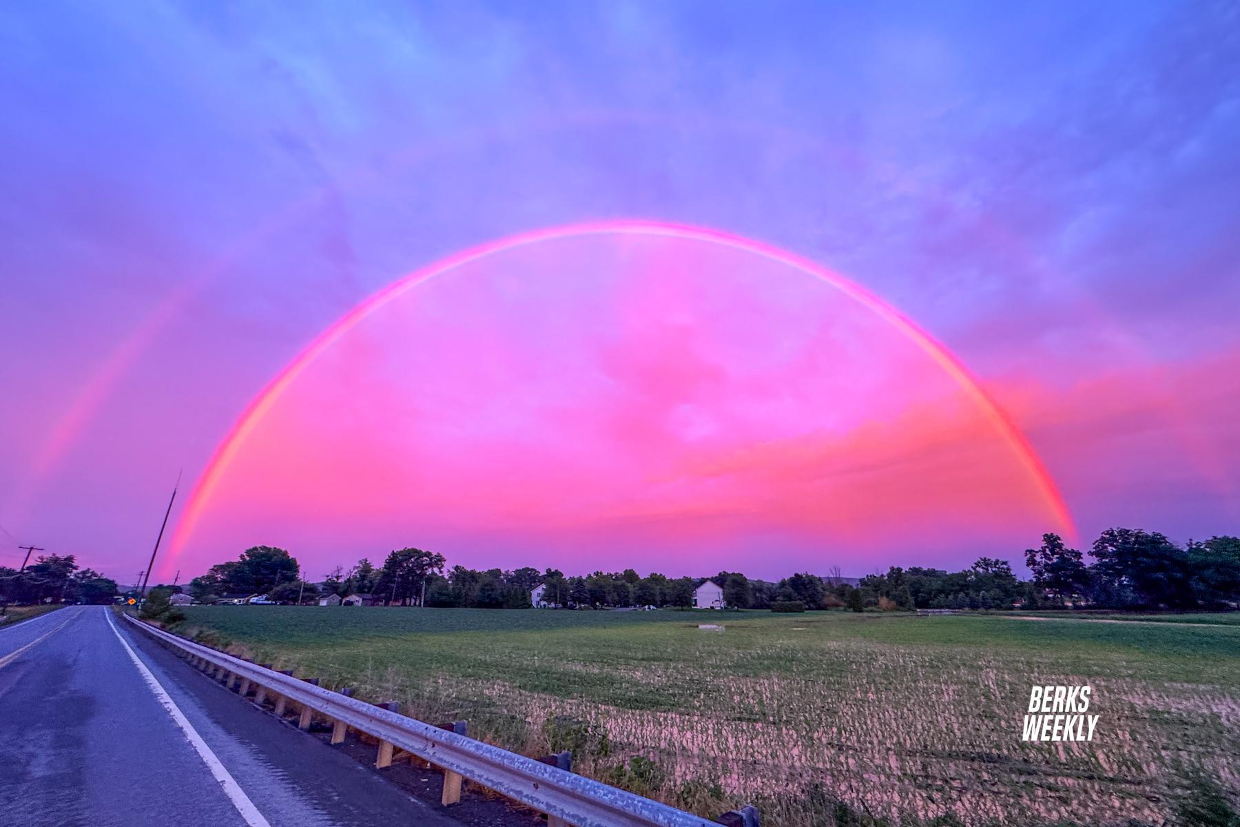 Rainbow over the Oley Valley