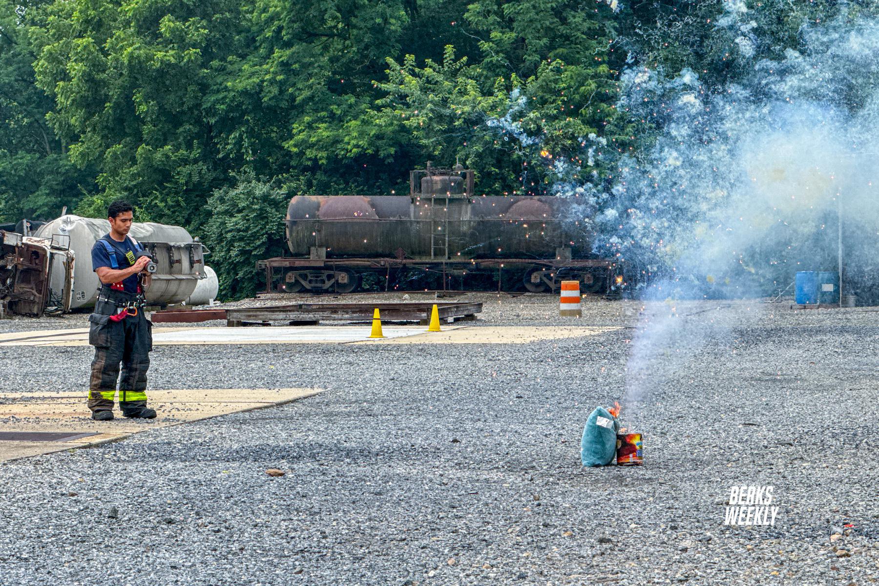 Fireworks Safety Demonstration