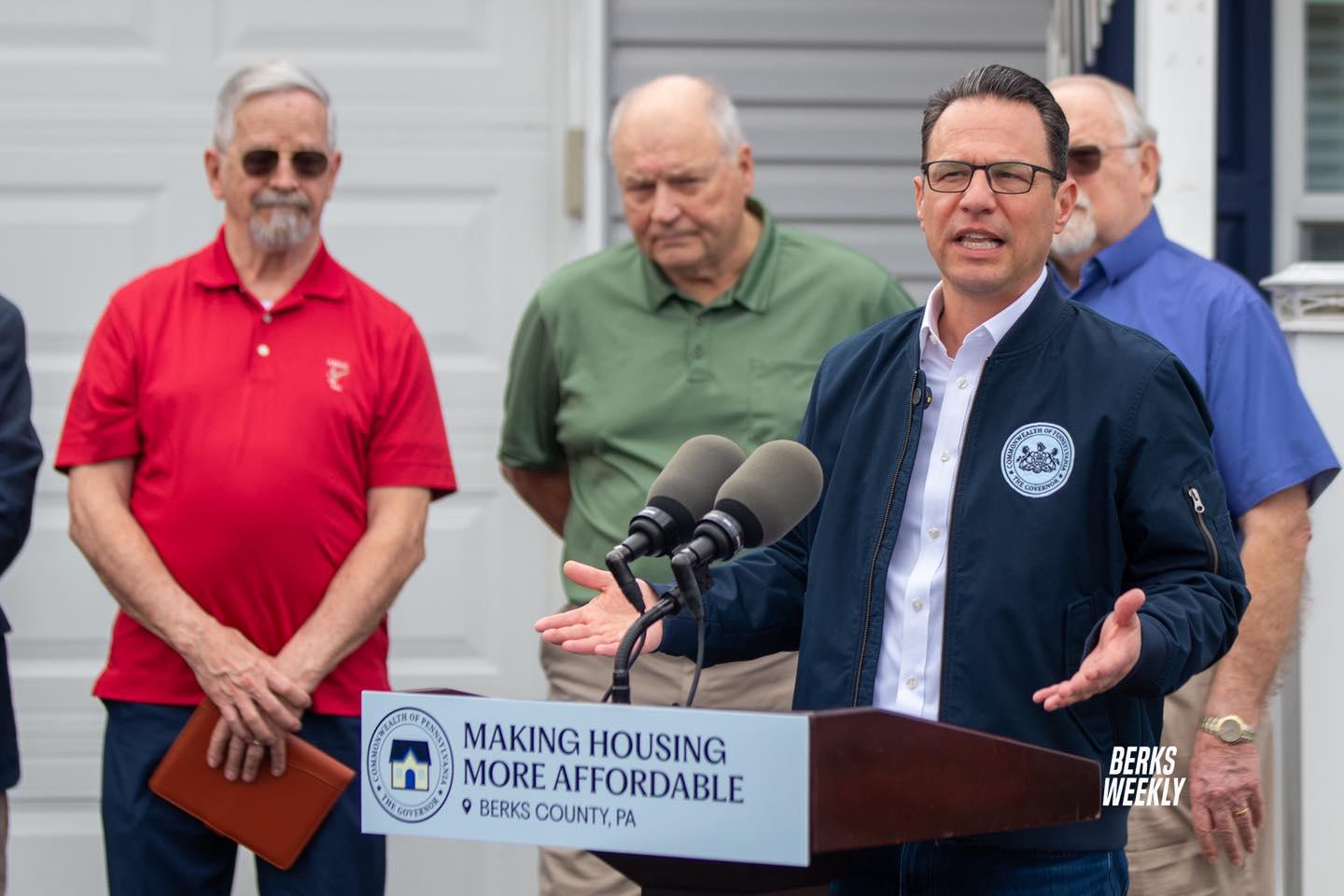 Governor visits Douglass Township