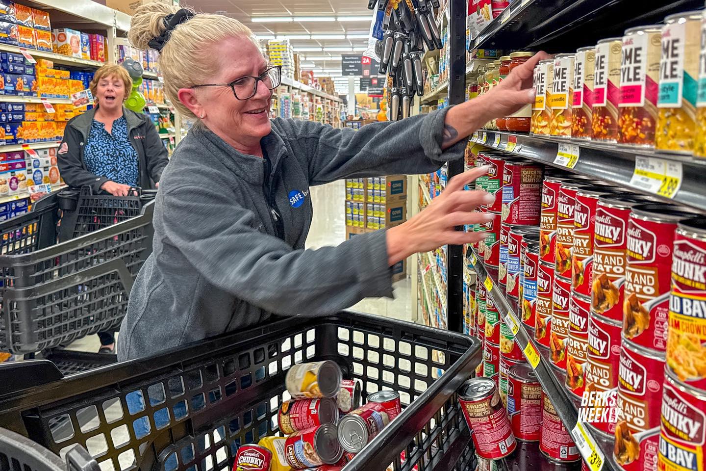 A three-minute dash for a good cause