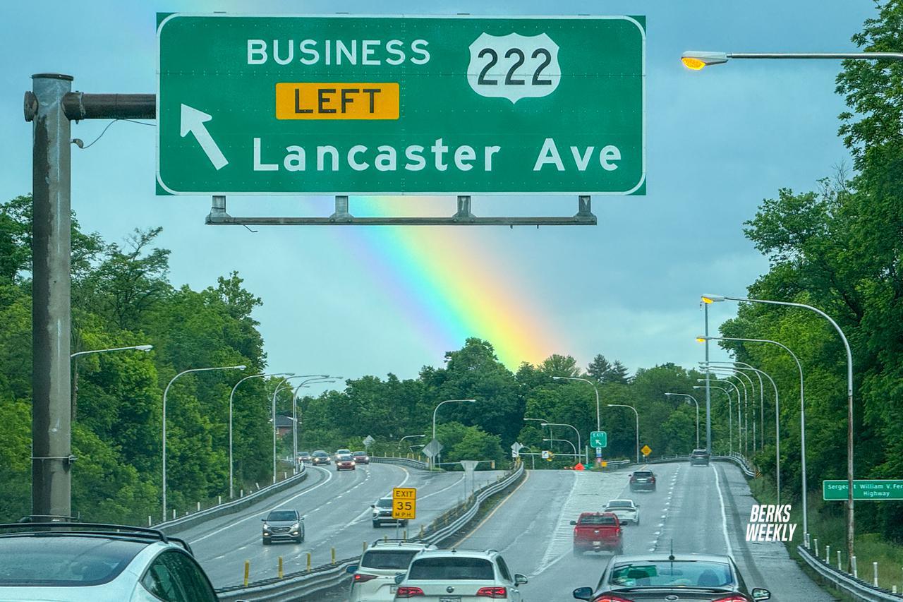 Rainbow over Berks County