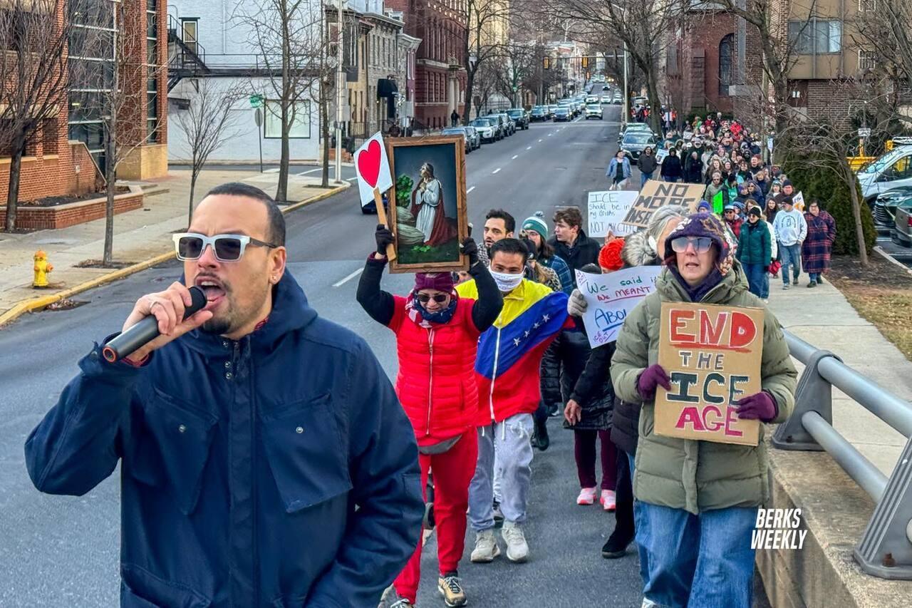 Protest in Reading