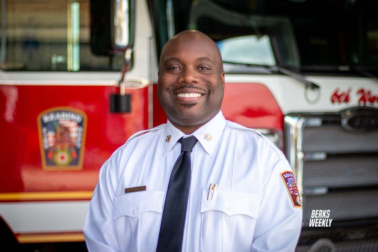 Reading Fire Chief Robert Leonard II