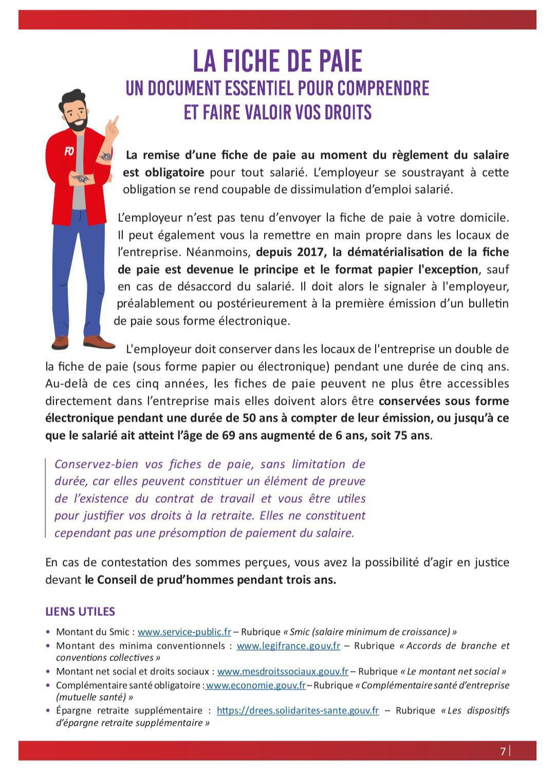 FO décrypte votre feuille de paie FO décrypte votre feuille de paie