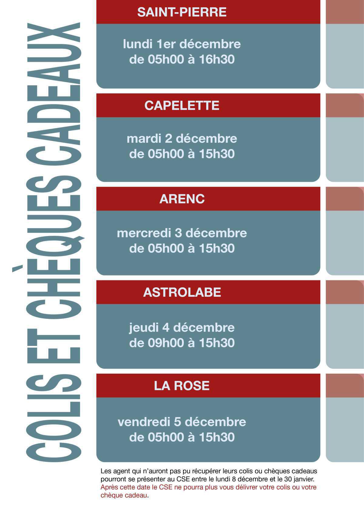 Distribution Colis et Chèques Cadeaux 2025 Distribution Colis et Chèques Cadeaux 2025
