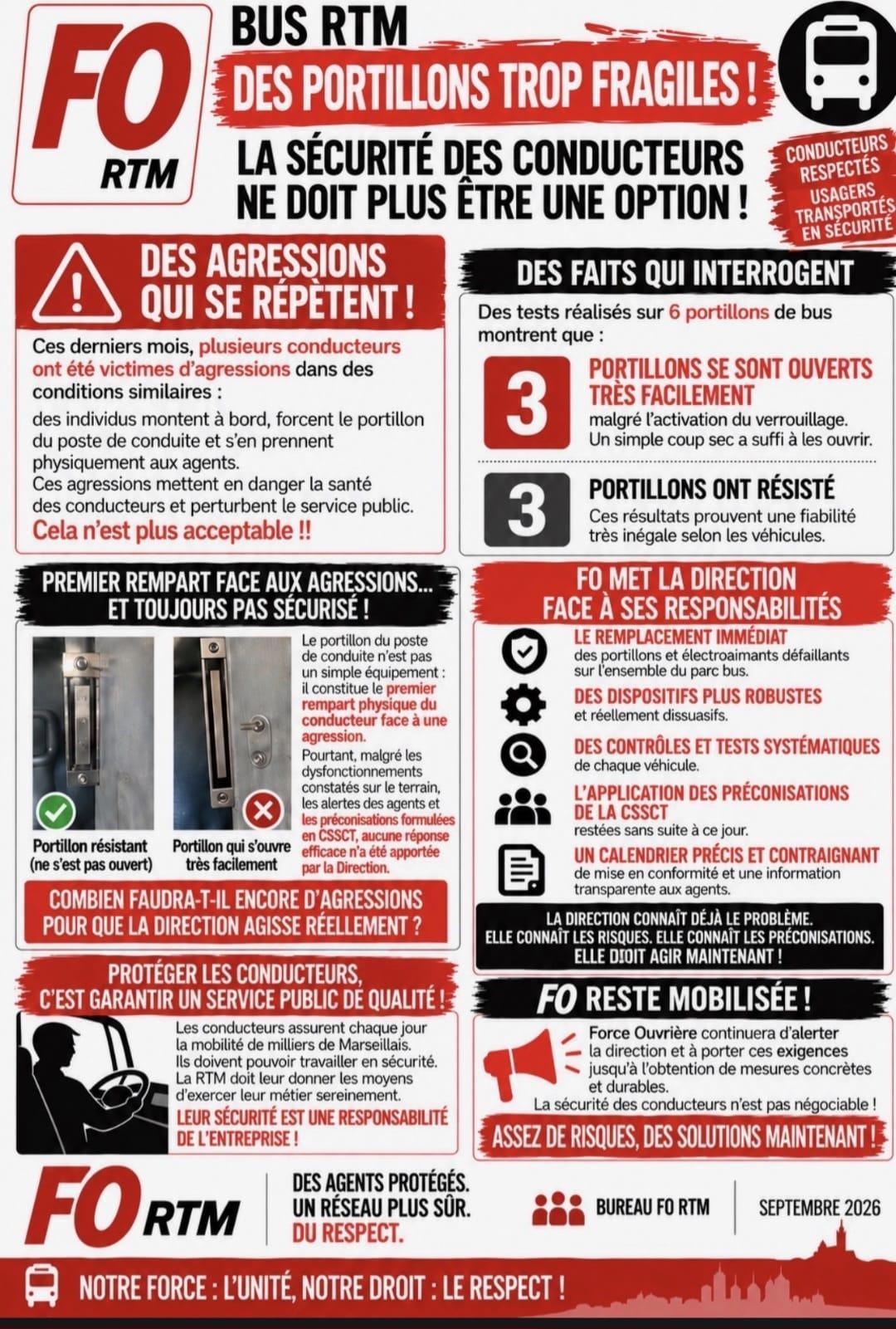 La Sécurité des conducteurs ne doit plus être une option !