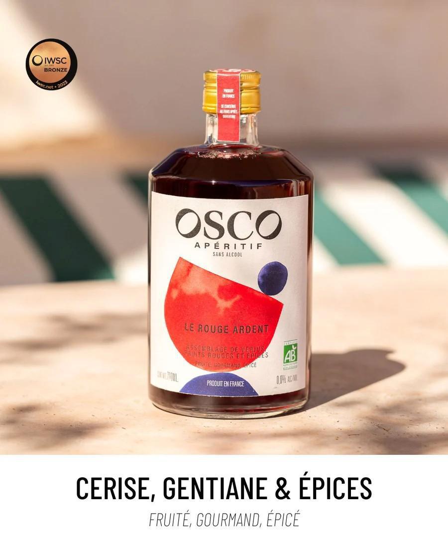 Le Rouge Ardent OSCO : Apéritif sans alcool Le Rouge Ardent OSCO : Apéritif sans alcool