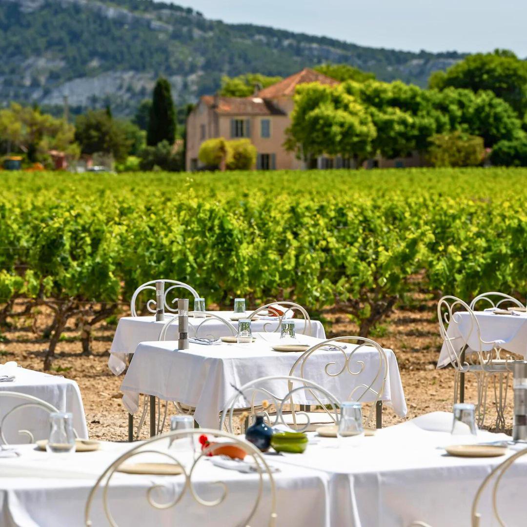 Dîner au milieu des vignes au restaurant Baïto