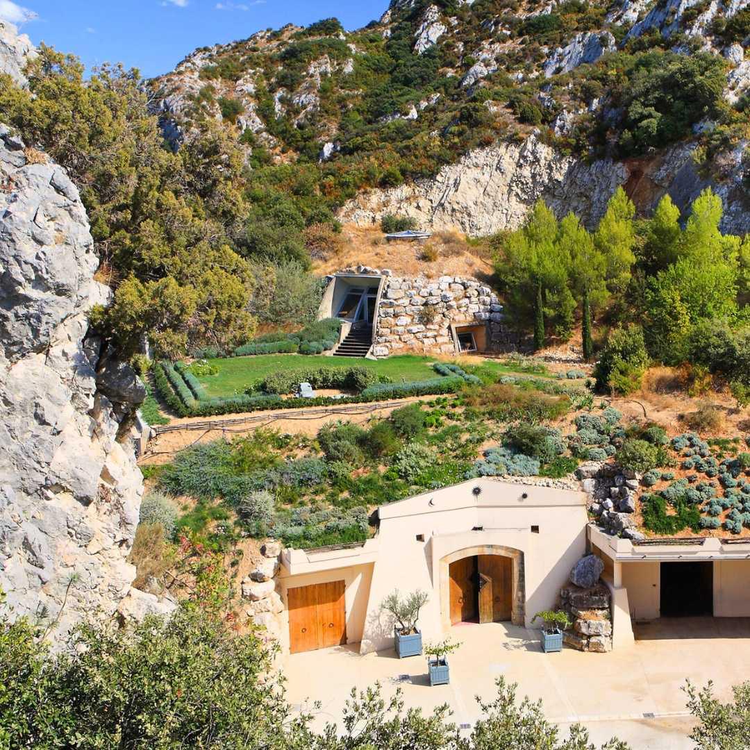 Château Romanin : papilles en Alpilles