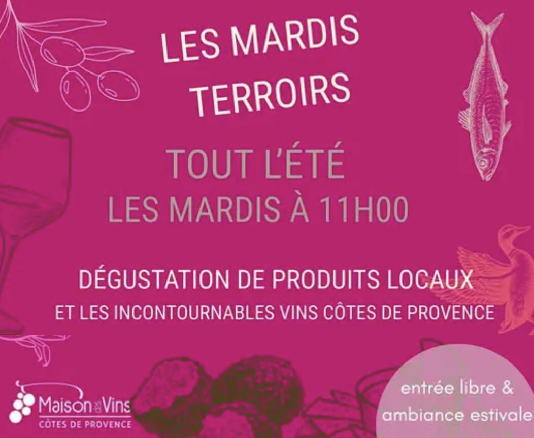 Les Mardis Terroirs à la Maison des Vins Côtes de Provence 