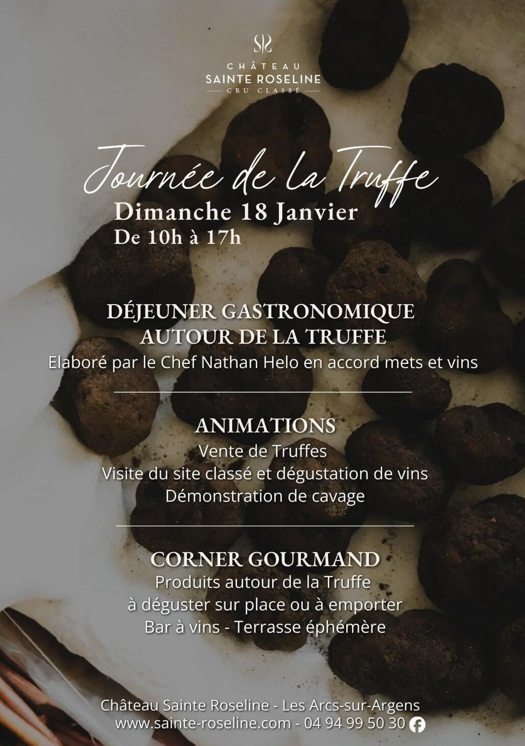 Journée de la Truffe au Château Sainte Roseline Journée de la Truffe au Château Sainte Roseline