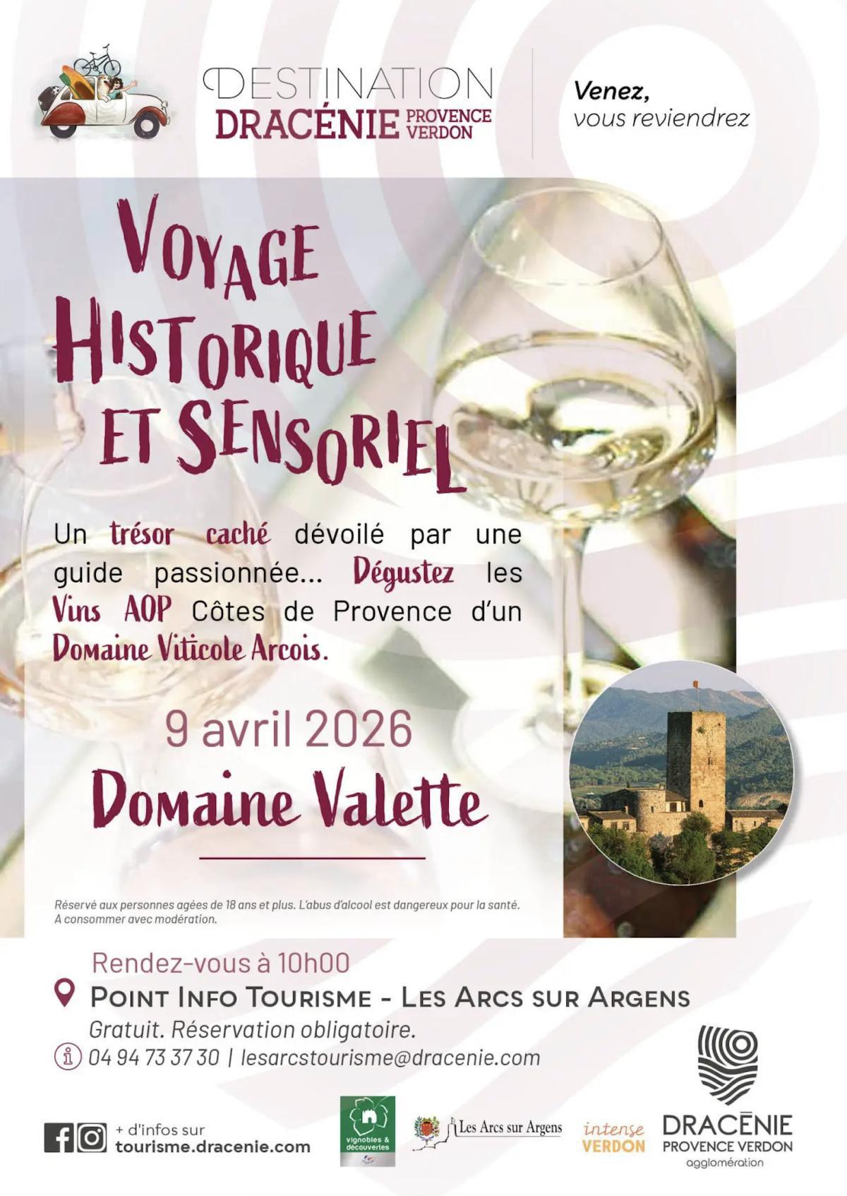 Voyage Historique et Sensoriel au Domaine Valette
