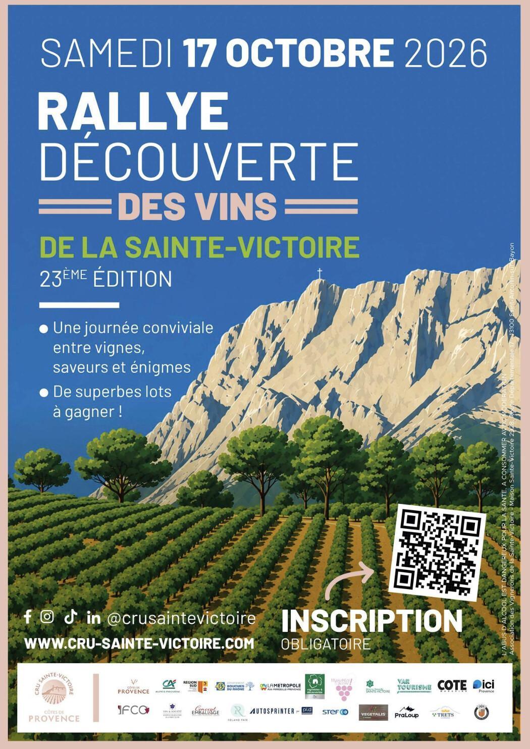 Le Rallye découverte des Vins de la Sainte Victoire Le Rallye découverte des Vins de la Sainte Victoire