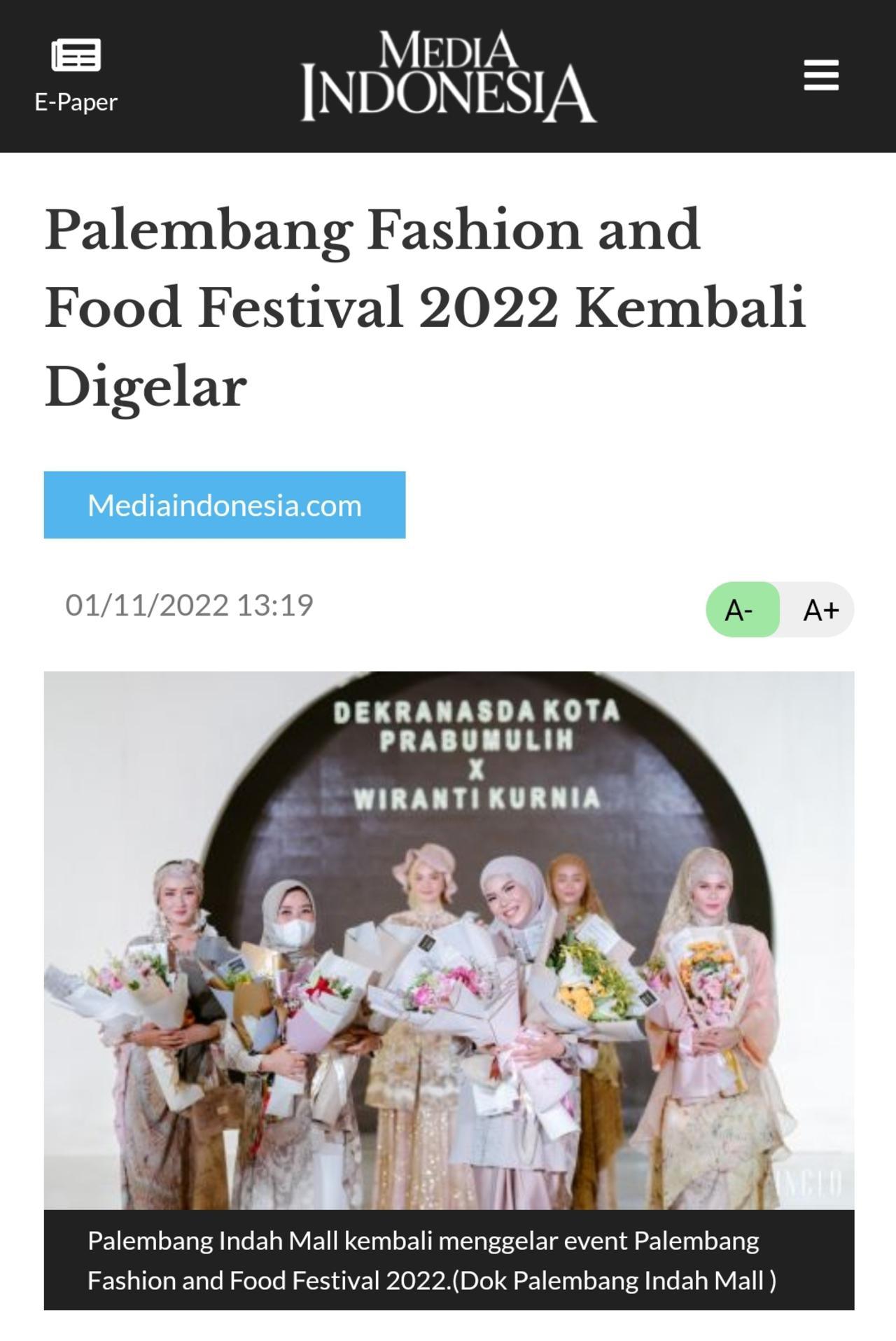 Portfolio Media Indonesia KawanMedia PFFF