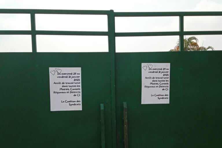 Bingerville : Grève des agents municipaux, services à l'arrêt © Crédit photo DR