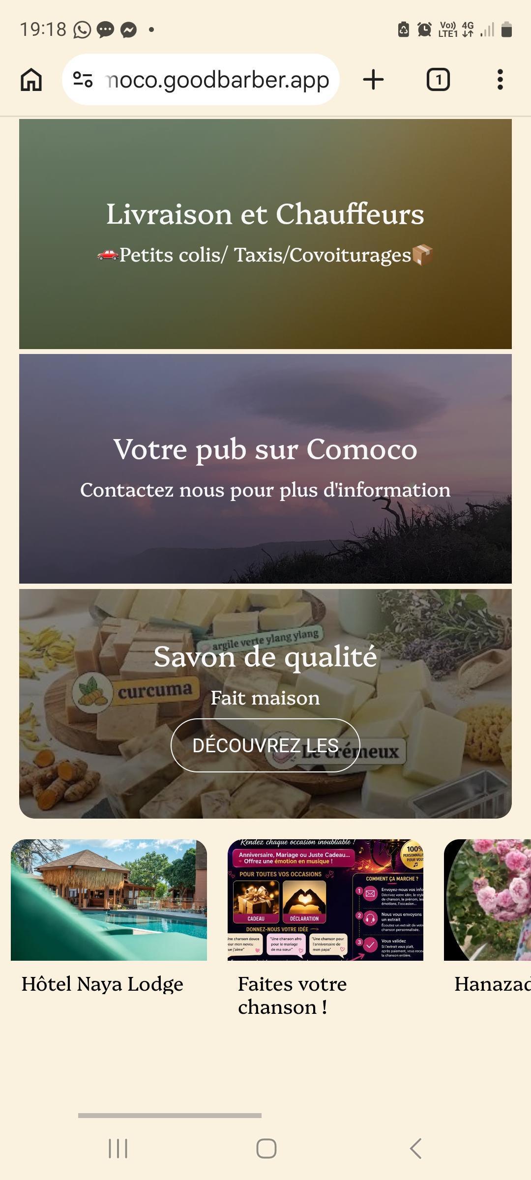 Faites votre publicité sur Comoco ! Faites votre publicité sur Comoco !