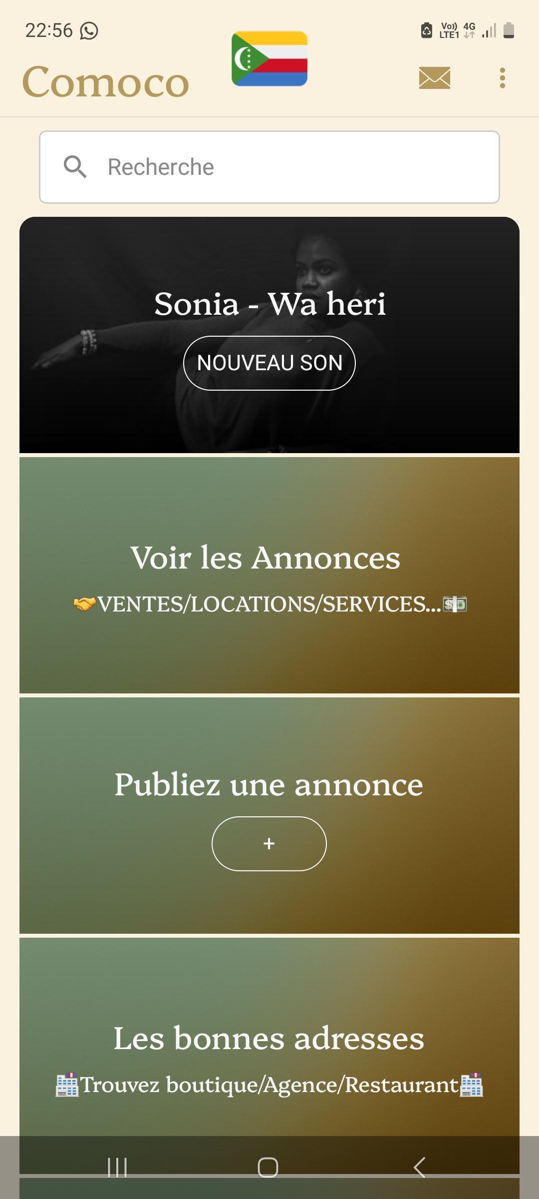 Faites votre publicité sur Comoco ! Faites votre publicité sur Comoco !