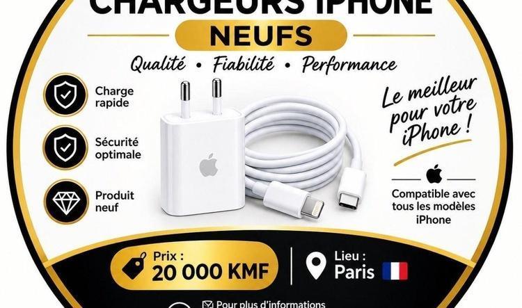 Facebatsa - Chargeurs pour iPhone - 20000 KMF