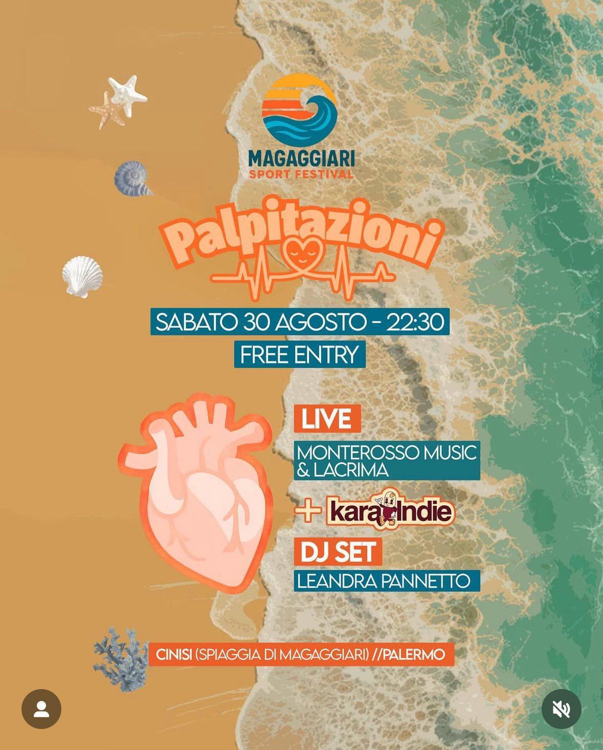 Beach Party e Coldplay Tribute (start h. 22.30)