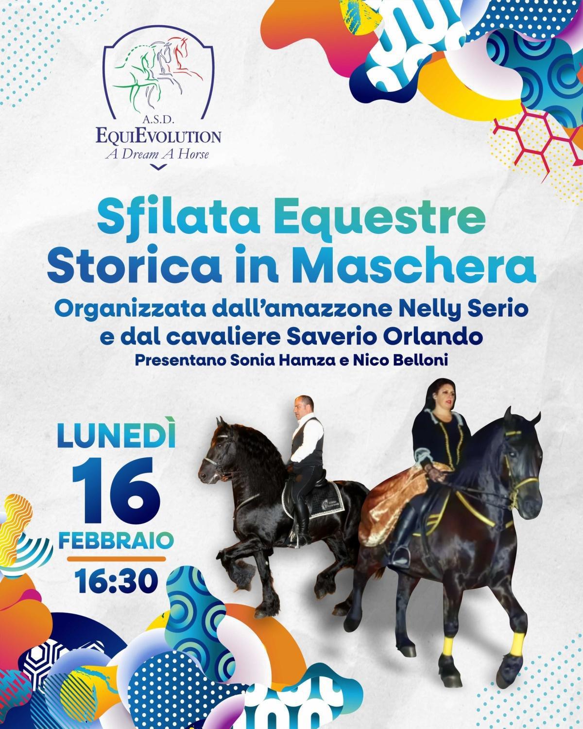 Sfilata Equestre Storica in Maschera (inizio ore 16:30)