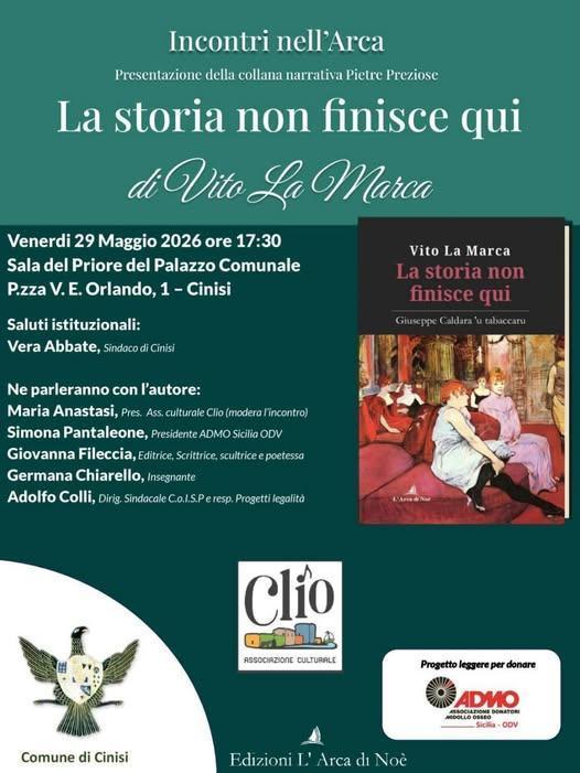 Presentazione del libro “La storia non finisce qui” di Vito La Marca (dalle ore 17:30)