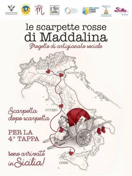 Presentazione ufficiale del progetto “Le Scarpette Rosse di Maddalina”(inizio ore 18.00) Presentazione ufficiale del progetto “Le Scarpette Rosse di Maddalina”(inizio ore 18.00)