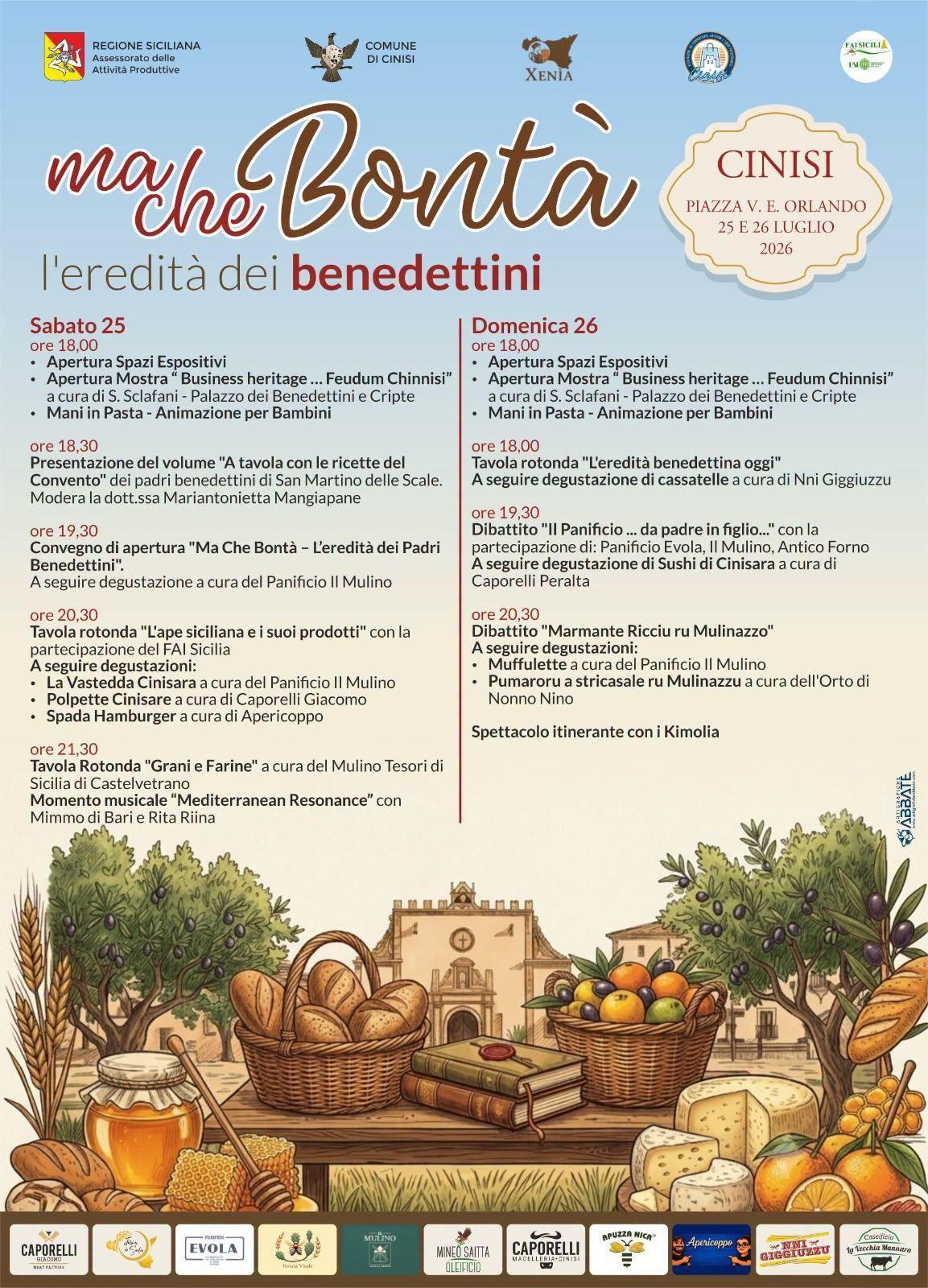 Ma Che Bontà - L'eredità dei Benedettini Laboratori, approfondimenti, degustazioni (dalle 10.30)