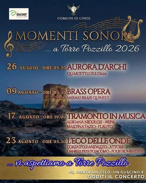 Momenti Sonori - Aurora d'archi (26 Luglio inizio ore 05.30)
