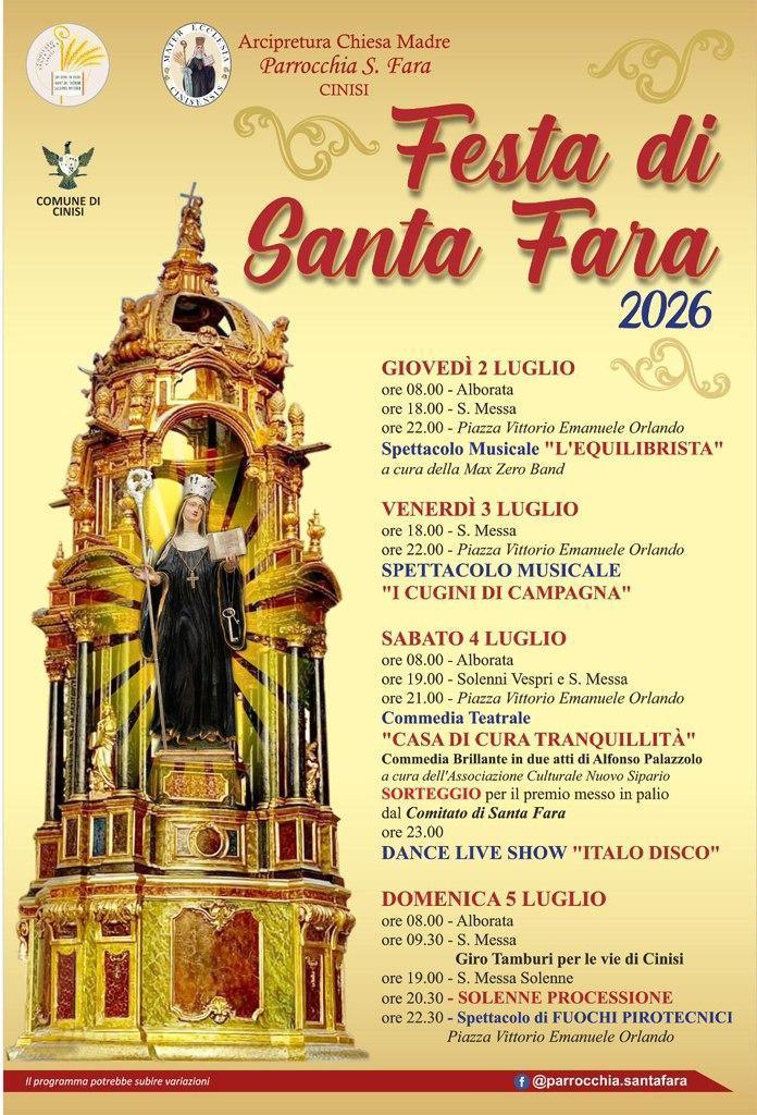 Festa di Santa Fara 2026