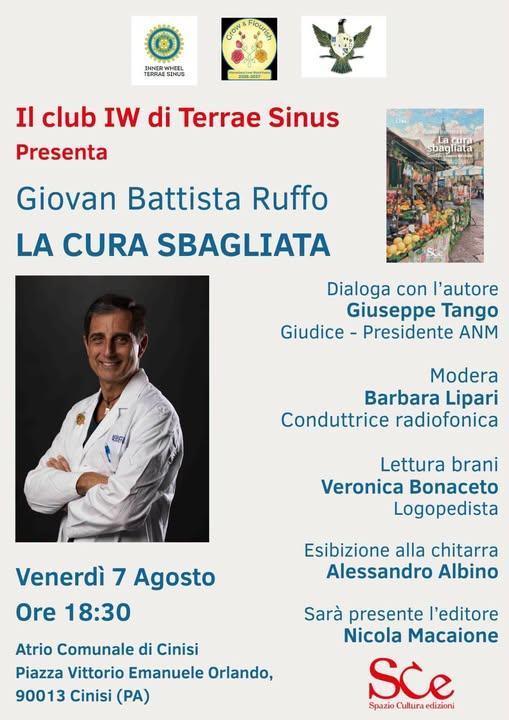 La Cura Sbagliata, Quando l'Amore fa Male - Presentazione del Libro di Giovan Battista Ruffo (Inizio ore 18:30) 