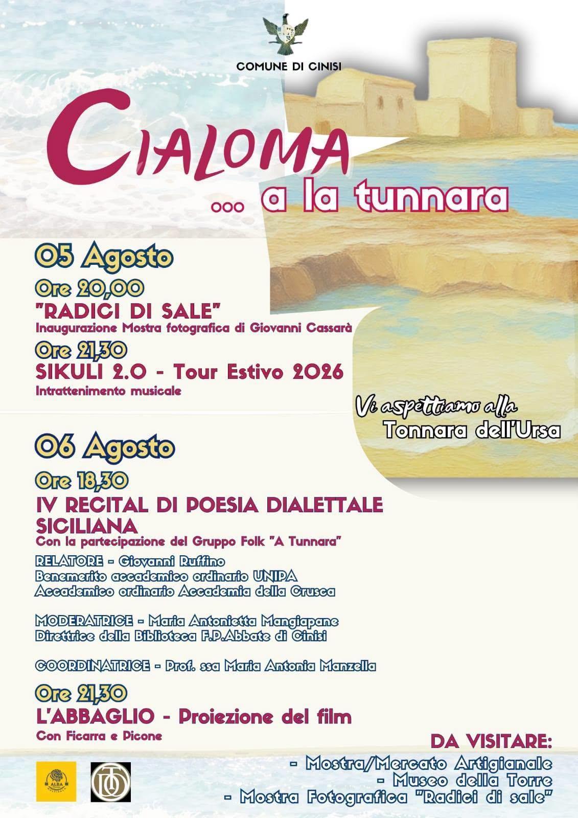 "RADICI Dl SALE" Inaugurazione Mostra fotografica di Giovanni Cassarà (Inizio ore 20:00) 
