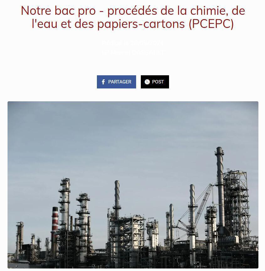 Notre 2de pro - métiers du pilotage et de la maintenance d'installations automatisées (MPMIA) Notre 2de pro - métiers du pilotage et de la maintenance d'installations automatisées (MPMIA)