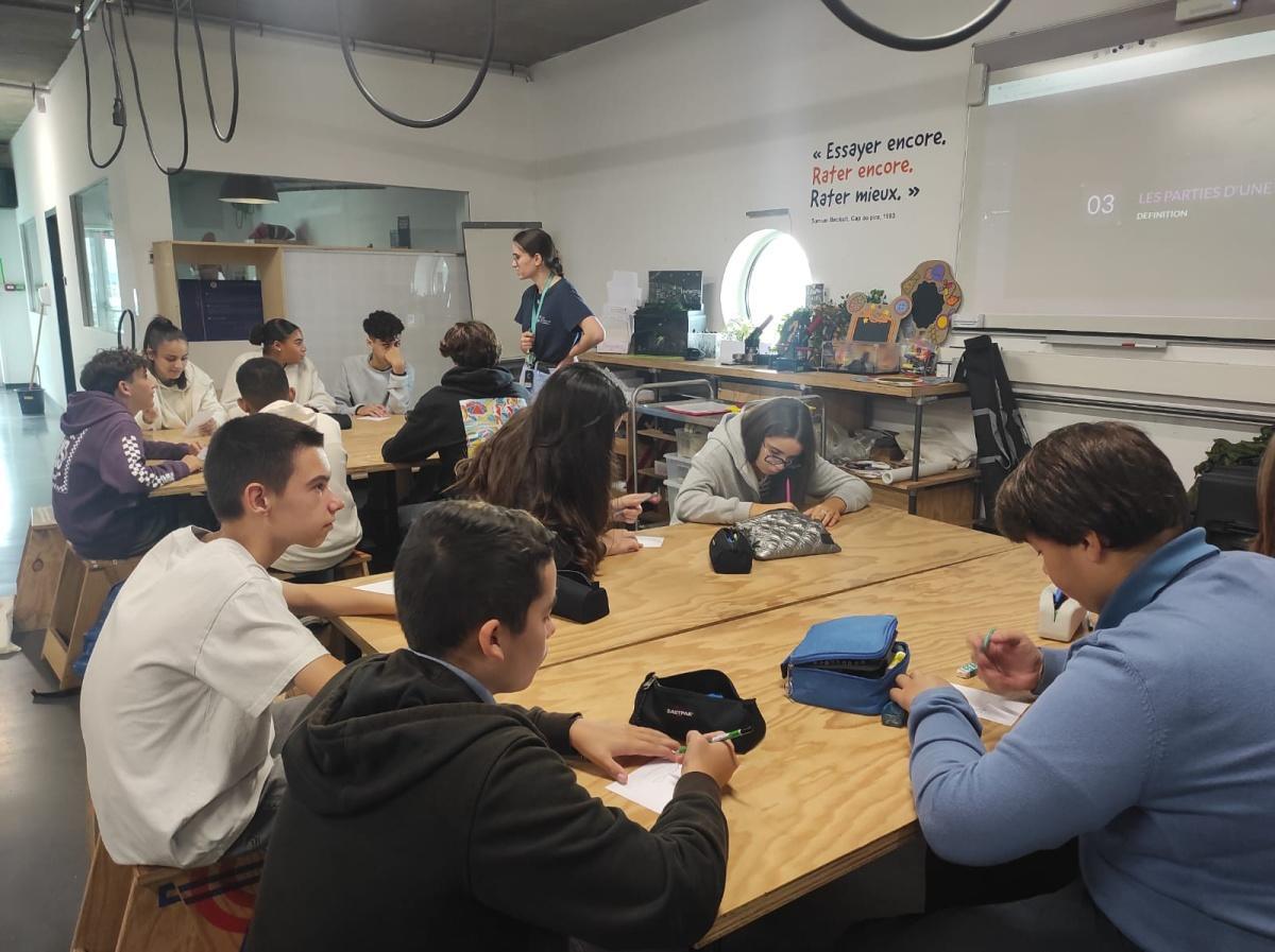 Atelier Cap Sciences avec les élèves de 3ème prépa-métiers : "Une fusée, de l'idée au vol"