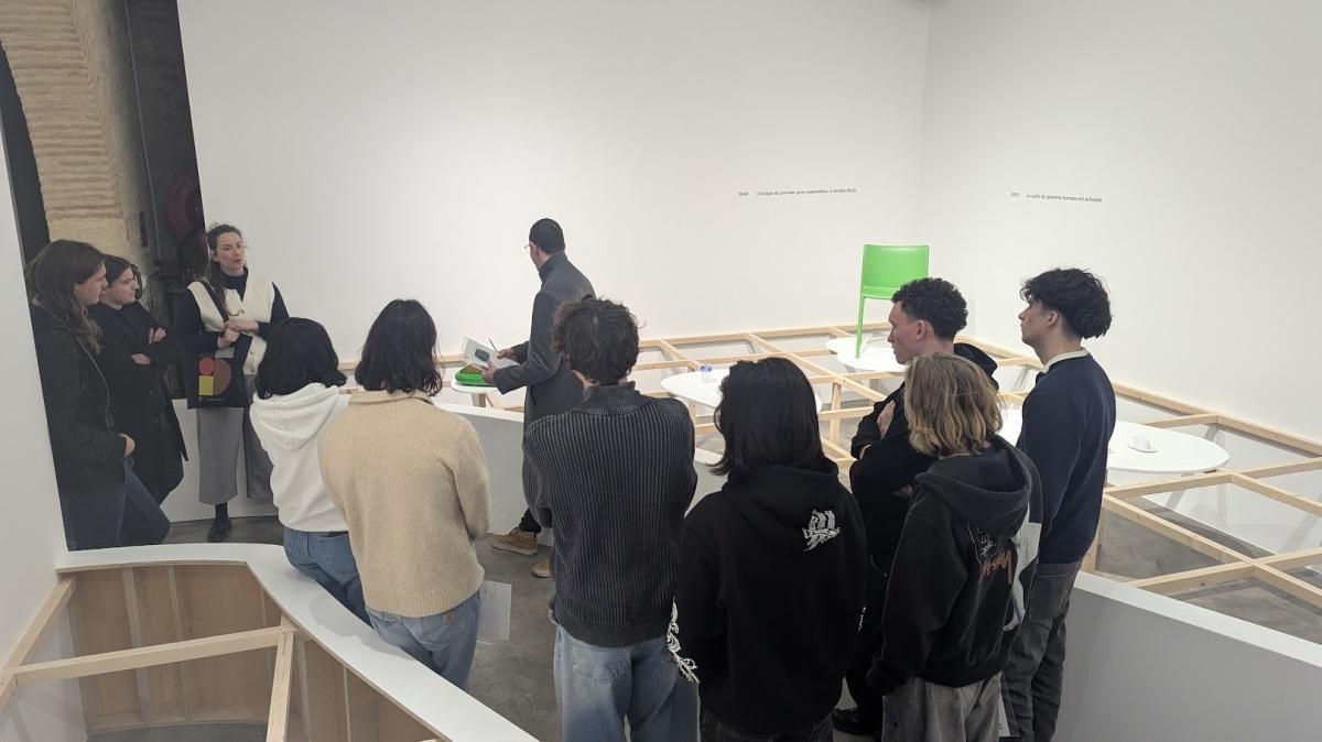 La Terminale BMA Horlogerie visite l'exposition Cronos au Centre d'Arts Plastiques Contemporains de Bordeaux La Terminale BMA Horlogerie visite l'exposition Cronos au Centre d'Arts Plastiques Contemporains de Bordeaux