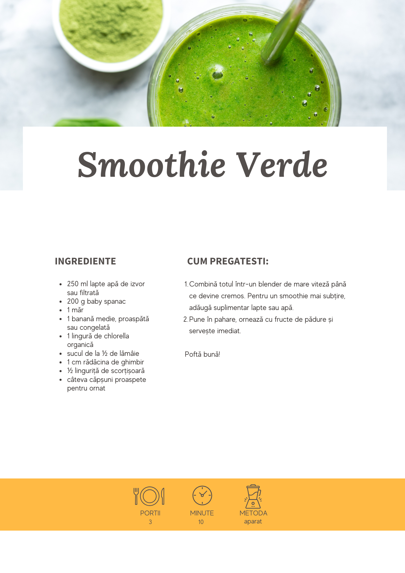 Smoothie Verde