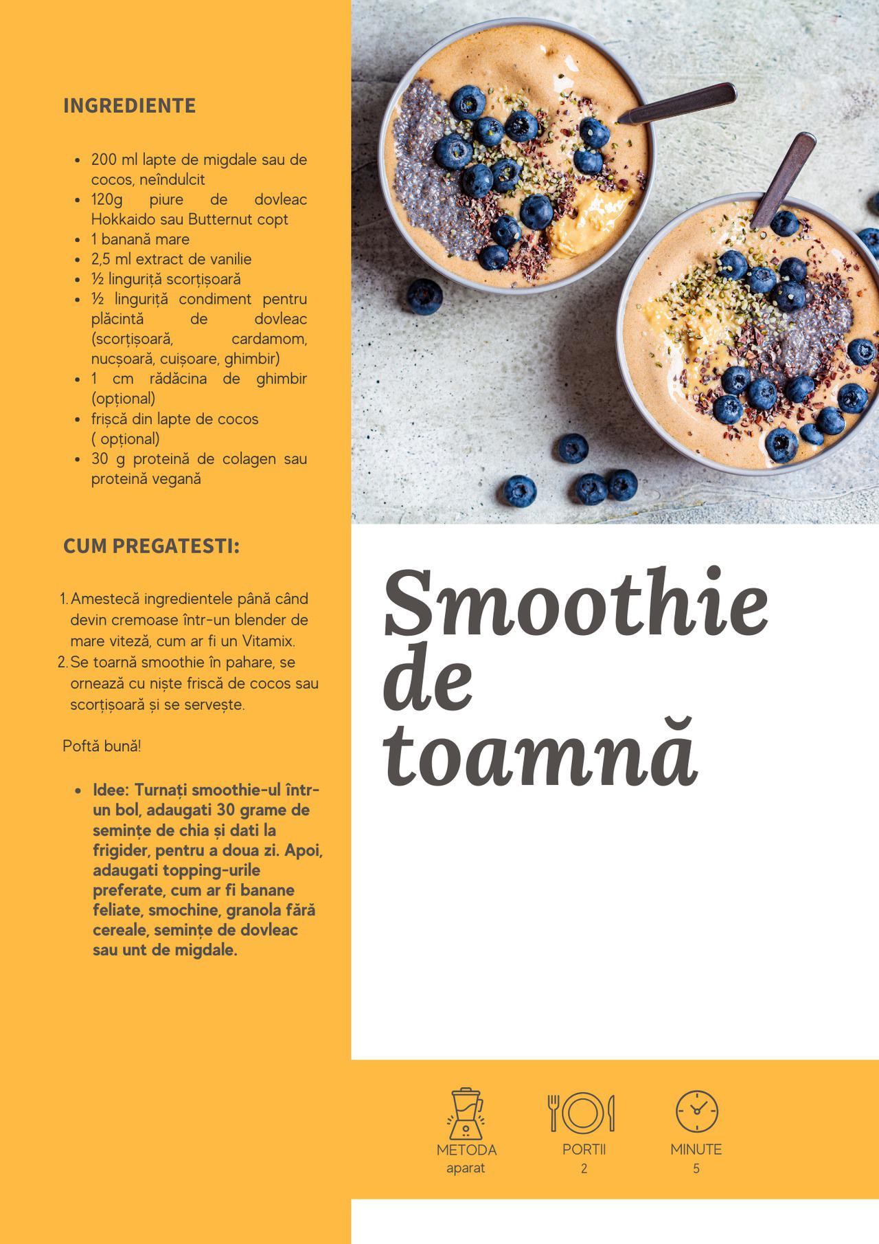 Smoothie de toamna