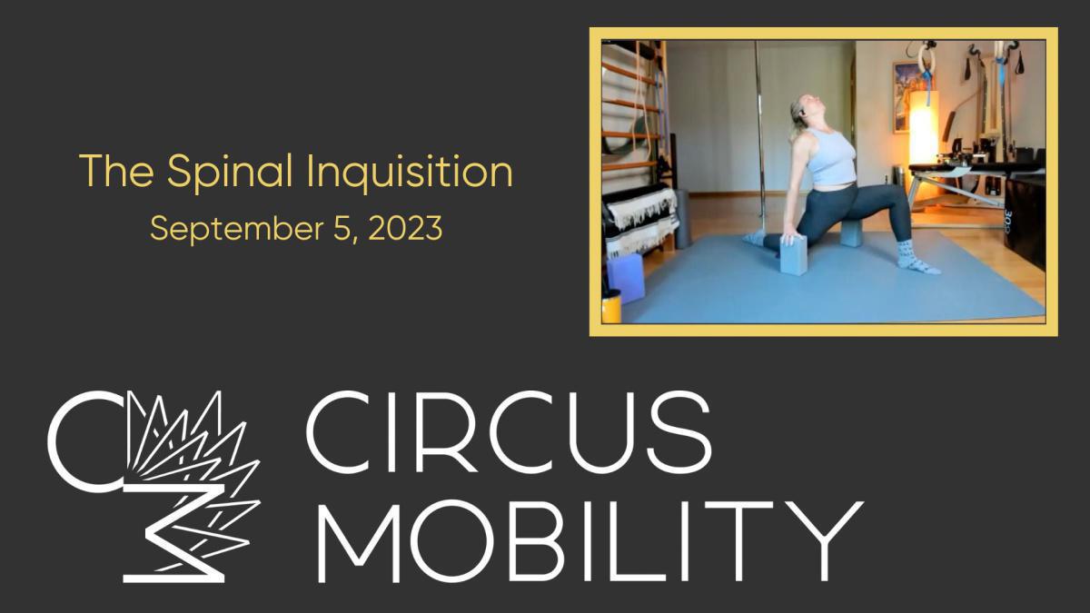 Spinal Inquisitions - September 5, 2023