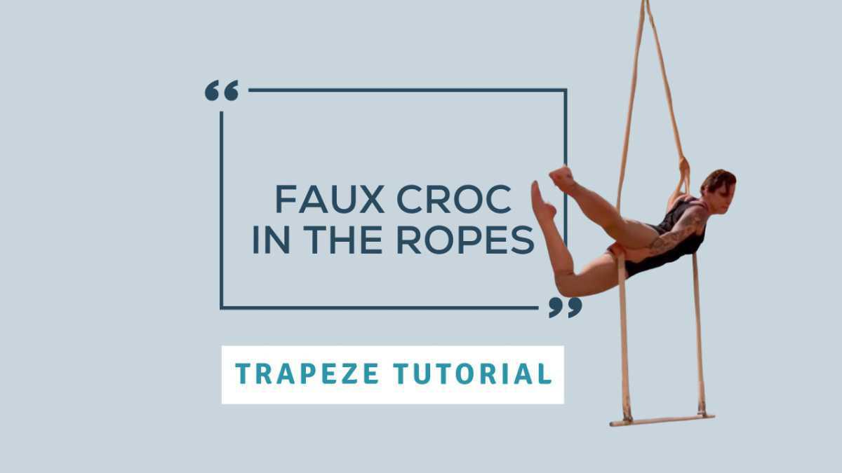 Faux Croc in the Ropes Faux Croc in the Ropes