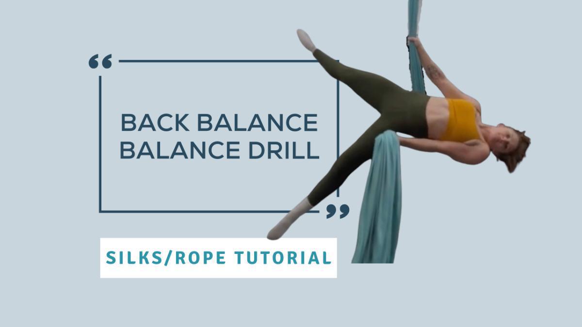 Aerial Drill: Back Balance Balance