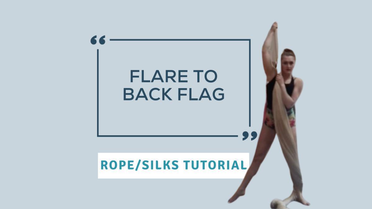 Flare to Back Flag Flare to Back Flag