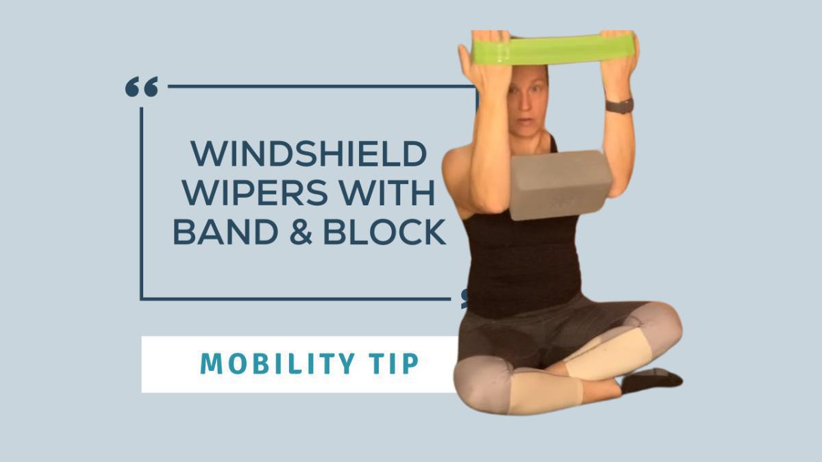 Mobility Tip: Windshield Wipers with Band & Block