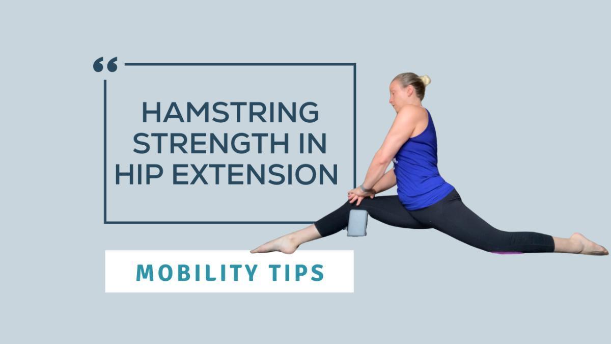 Mobility Tip: Hamstring Strength in Hip Extension Mobility Tip: Hamstring Strength in Hip Extension