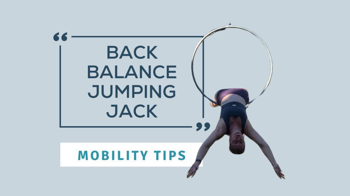 Technique Tip: Back Balance Jumping Jacks Technique Tip: Back Balance Jumping Jacks