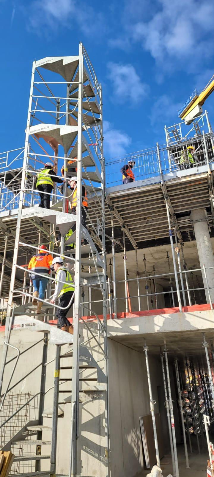 Visite de chantier par les étudiants de l'INSA 👷‍♂️